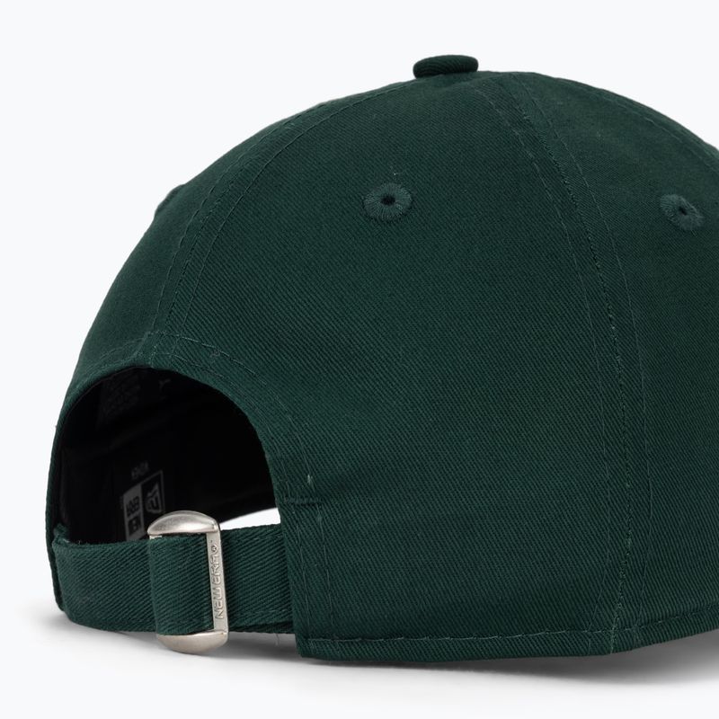 Women's New Era Metallic 9FORTY Los Angeles Dodgers dark green baseball cap 4