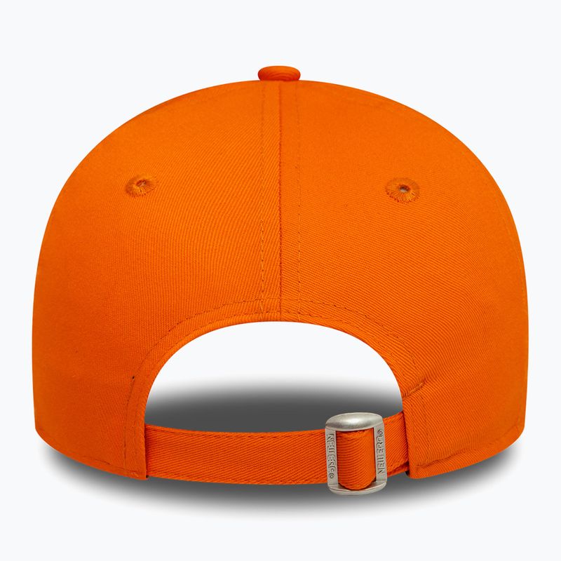 Women's New Era League Essential 9FORTY Los Angeles Dodgers orange baseball cap 4