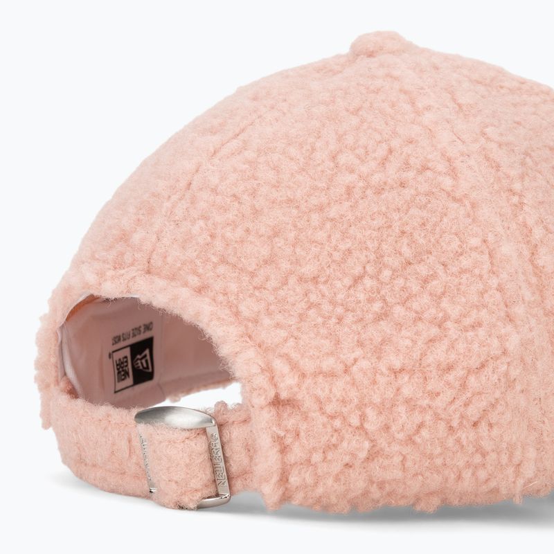 Women's New Era Borg 9FORTY New York Yankees pastel pink baseball cap 4