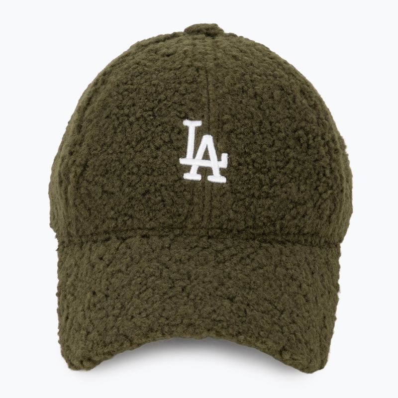 Women's New Era Borg 9FORTY Los Angeles Dodgers dark green baseball cap 2
