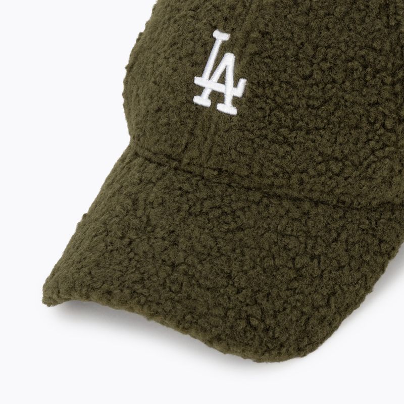 Women's New Era Borg 9FORTY Los Angeles Dodgers dark green baseball cap 3