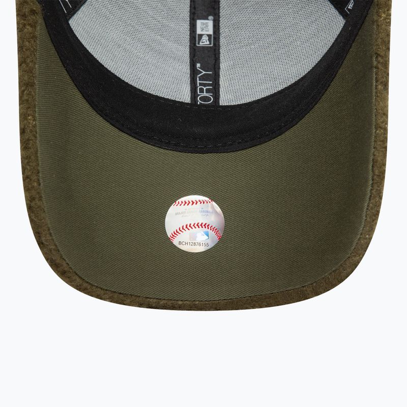 Women's New Era Borg 9FORTY Los Angeles Dodgers dark green baseball cap 5