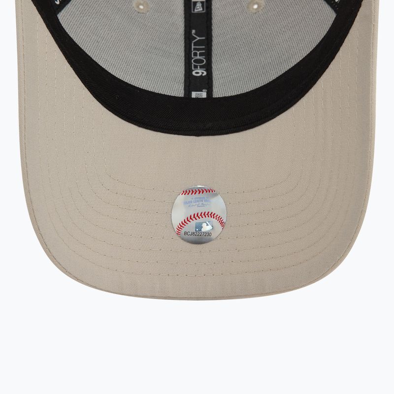New Era Repreve Mini Logo 9FORTY New York Yankees baseball cap light beige 5