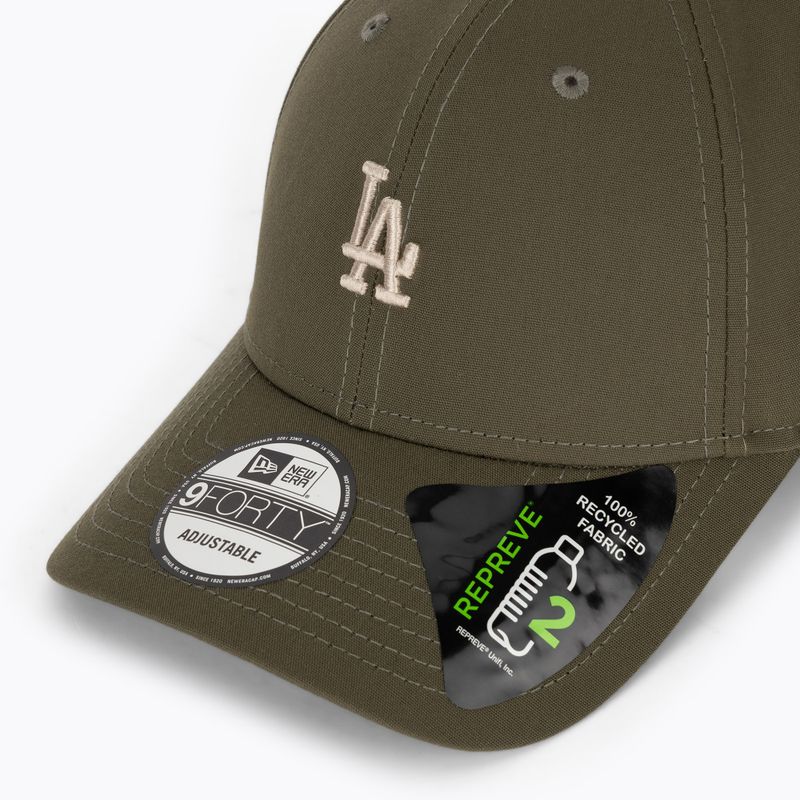 New Era Repreve Mini Logo 9FORTY Los Angeles Dodgers green baseball cap 3