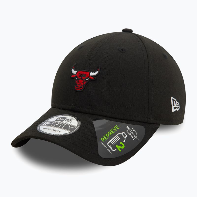 New Era Repreve Mini Logo 9FORTY Chicago Bulls baseball cap black 2