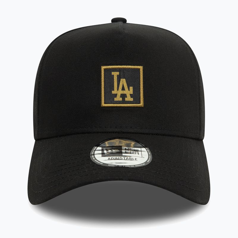 New Era Metallic Patch Eframe 9FORTY Los Angeles Dodgers baseball cap black 3