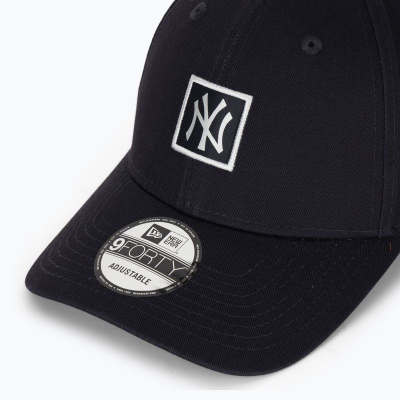 New Era Metallic Patch 9FORTY New York Yankees navy baseball cap 3