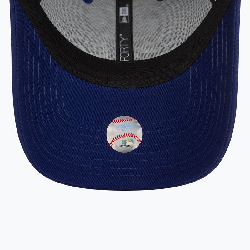 New Era Metallic Patch 9FORTY Los Angeles Dodgers dark blue baseball cap 5
