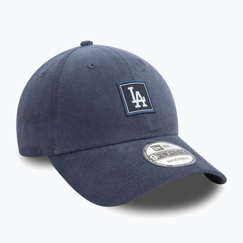 New Era Cord Patch 9FORTY Los Angeles Dodgers dark blue baseball cap