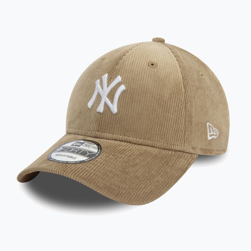 New Era Cord 9FORTY New York Yankees baseball cap beige 2