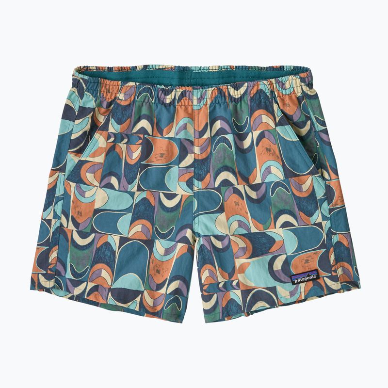 Patagonia Baggies women's shorts 5" swallowtail geo/still blue