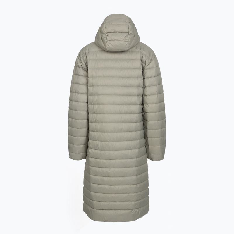 Women's Down Coat Patagonia Recycled Down Sweater Parka river rock green 2