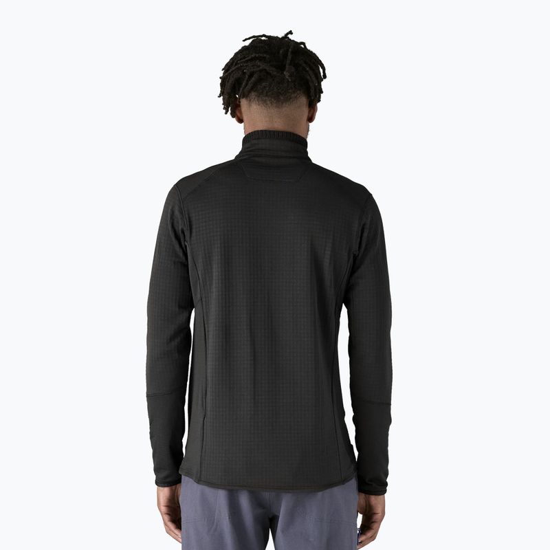 Men's Patagonia R1 Hybrid fleece sweatshirt black 2