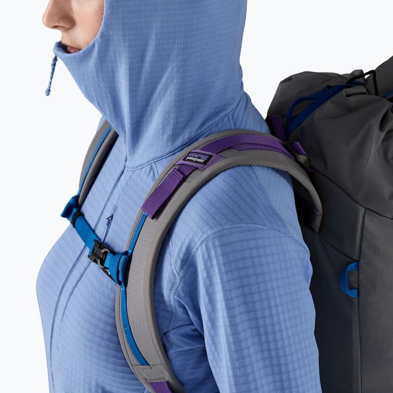 Women's softshell jacket Patagonia R1 Hybrid Pullover Hoody abundant blue 16