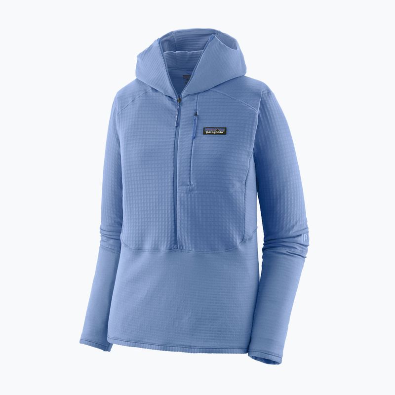 Women's softshell jacket Patagonia R1 Hybrid Pullover Hoody abundant blue 20