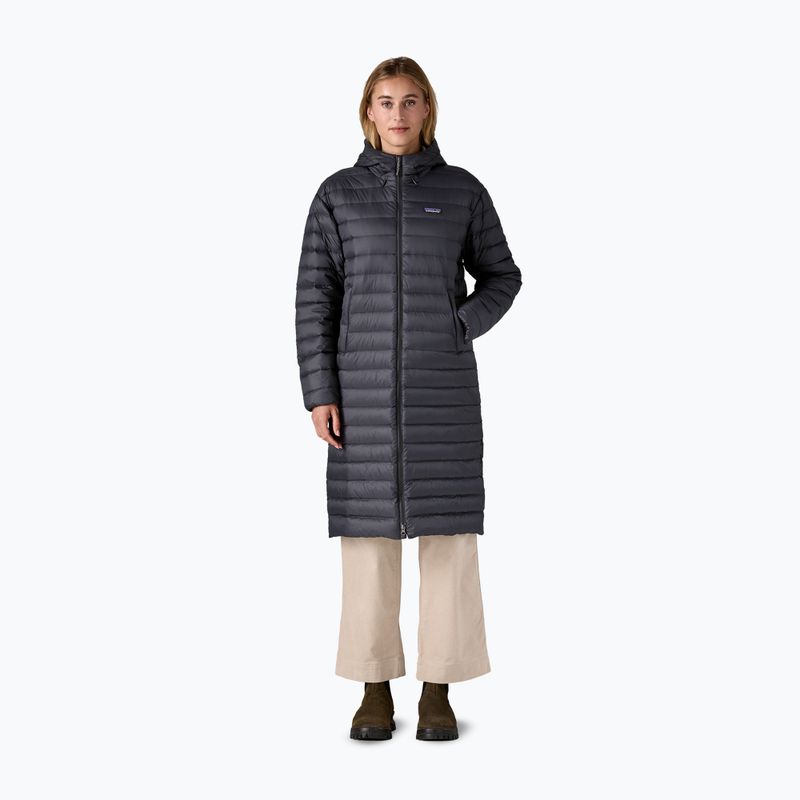 Women's down coat Patagonia Recycled Down Sweater Parka black 2