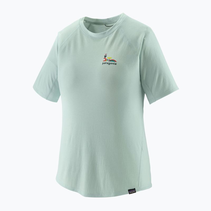 Patagonia women's Capilene Cool Trail T-shirt Graphic lose it/wispy green 3