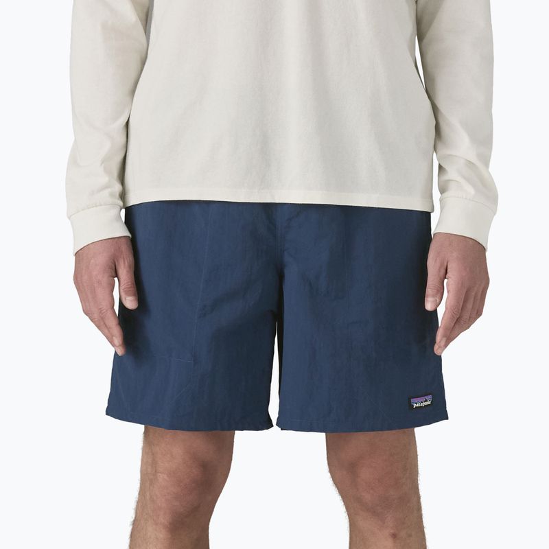 Men's shorts Patagonia Baggies Longs 7" tidepool blue w/tidepool blue 3