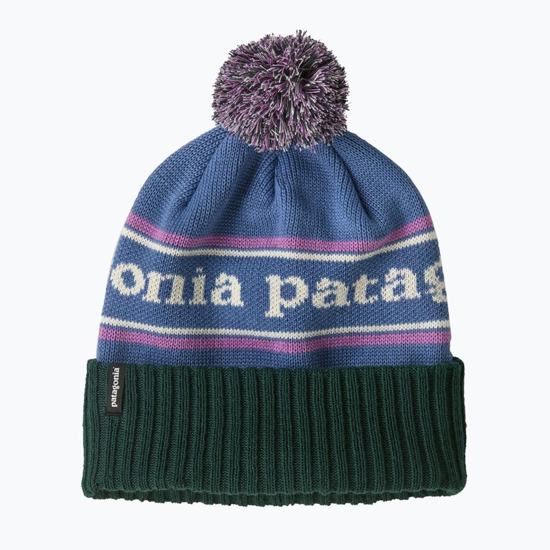 Winter hat Patagonia Powder Town park stripe: barnacle blue