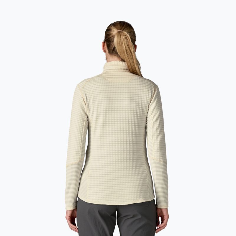 Women's fleece sweatshirt Patagonia R1 wool white 2