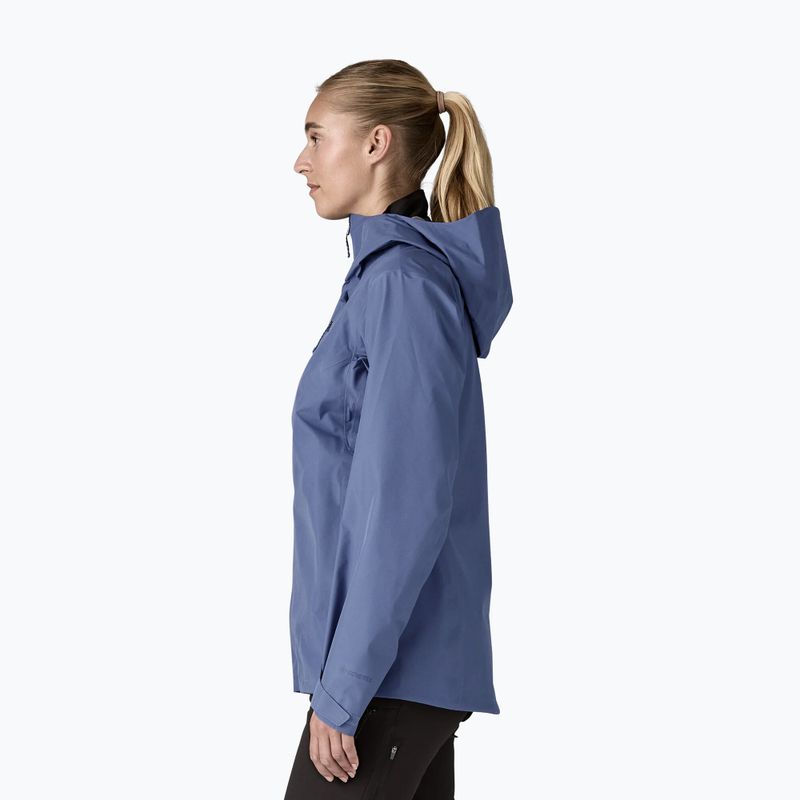 Women's rain jacket Patagonia Triolet current blue 3