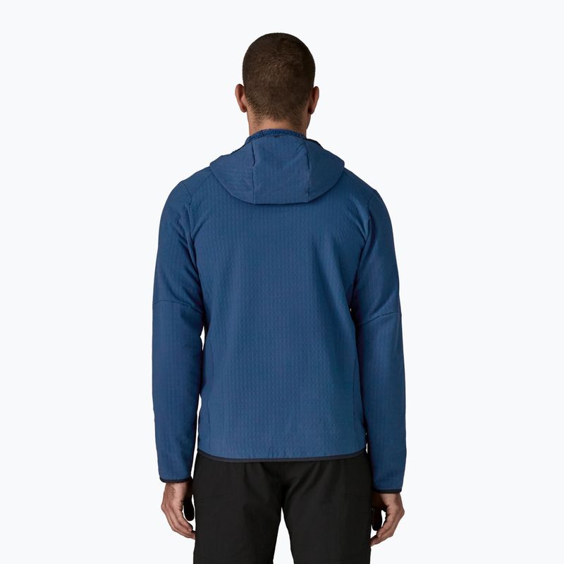 Men's softshell jacket Patagonia R2 TechFace Hoody clement blue 3