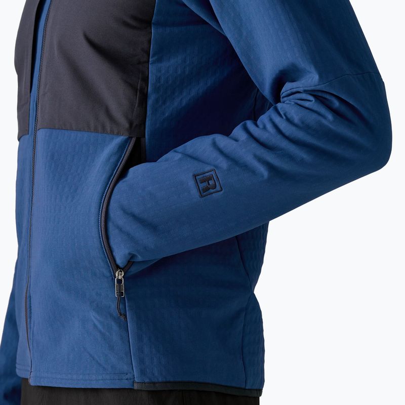 Men's softshell jacket Patagonia R2 TechFace Hoody clement blue 8
