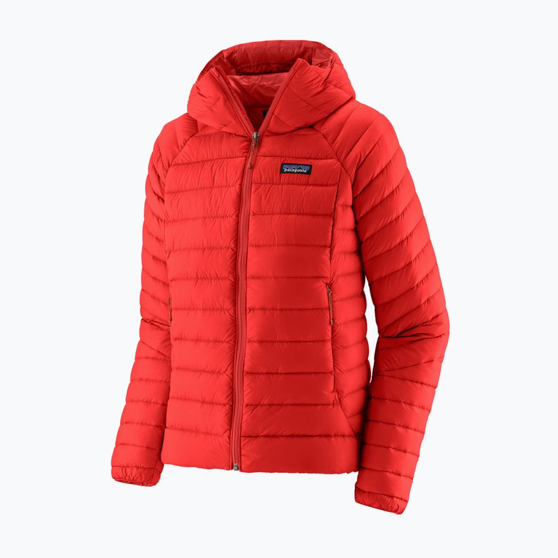 Women's down jacket Patagonia Down Sweater Hoody sizzle red