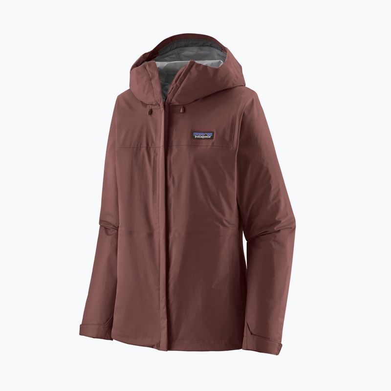 Women's Patagonia Torrentshell 3L Rain jacket dark ruby 3
