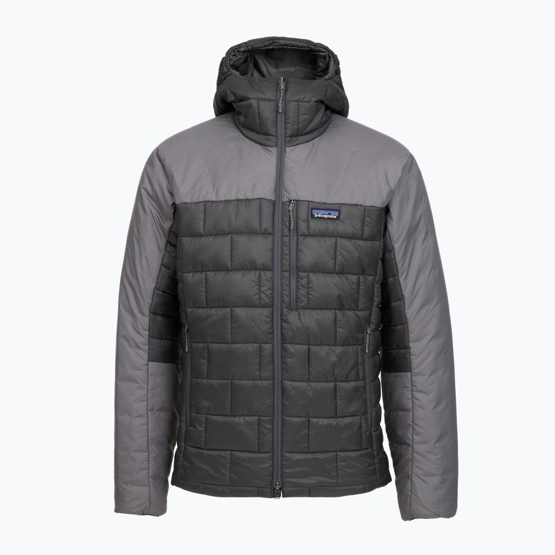 Men's down jacket Patagonia Hi-Loft Nano Puff Hoody forge grey 10