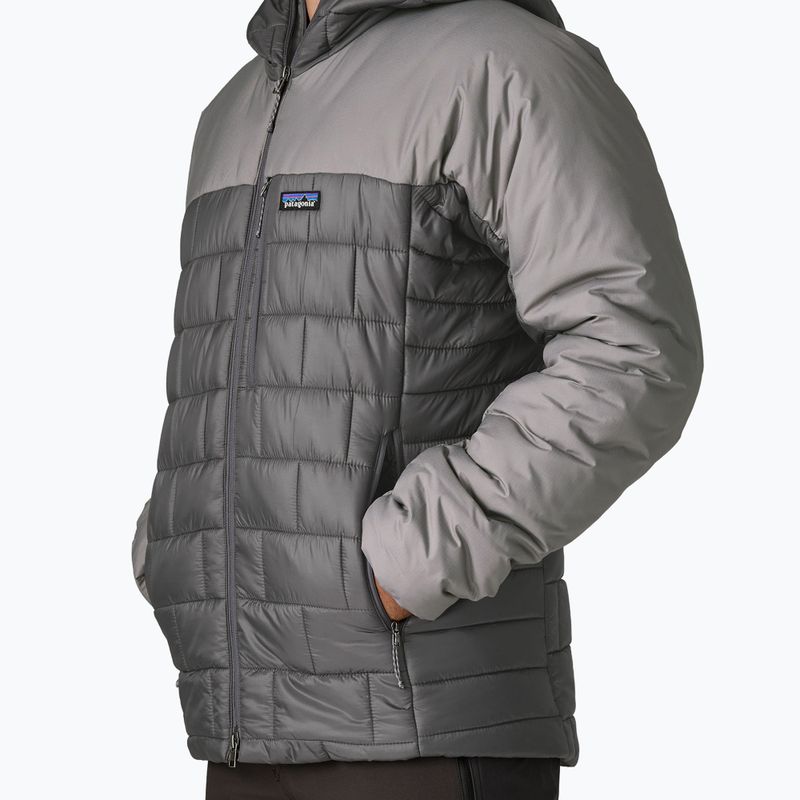 Men's down jacket Patagonia Hi-Loft Nano Puff Hoody forge grey 4