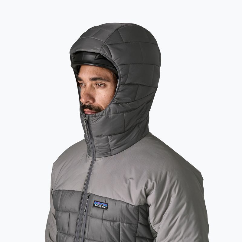 Men's down jacket Patagonia Hi-Loft Nano Puff Hoody forge grey 6