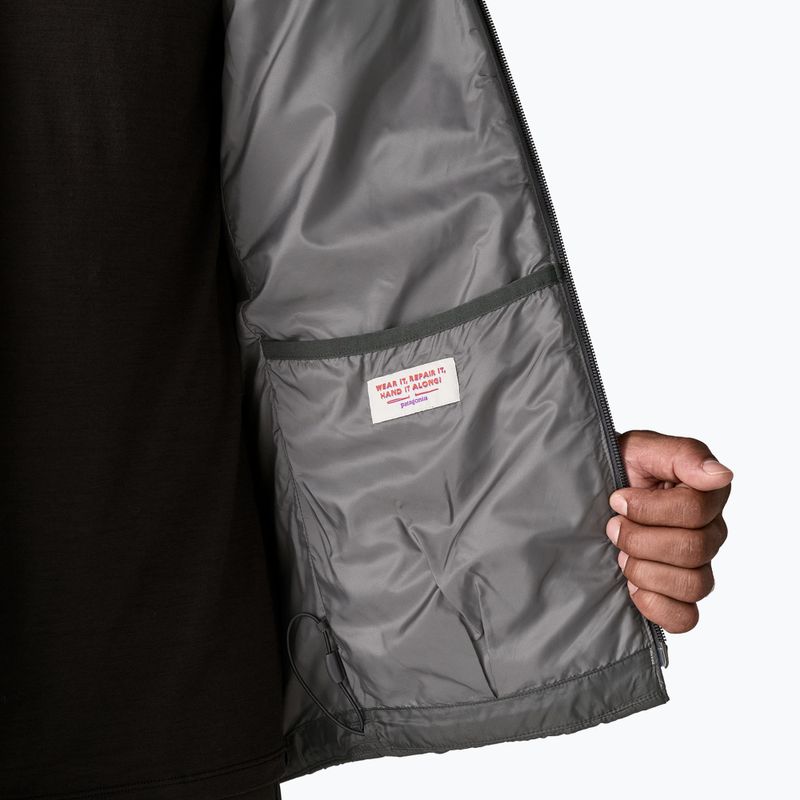 Men's down jacket Patagonia Hi-Loft Nano Puff Hoody forge grey 9