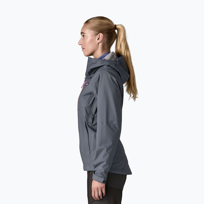 Women's rain jacket Patagonia Granite Crest Rain smolder blue 3