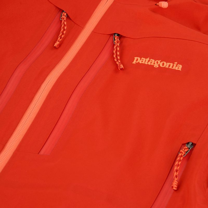 Women's rain jacket Patagonia Pluma Pro sizzle red 3