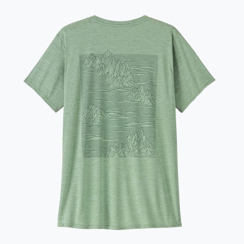 Women's T-shirt Patagonia Cap Cool Daily Graphic Shirt strataspire / ellwood green x-dye 5