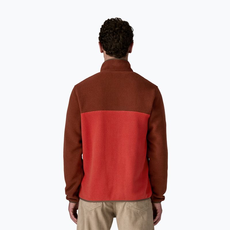 Men's trekking sweatshirt Patagonia LW Synch Snap-T P / O amanita red 2