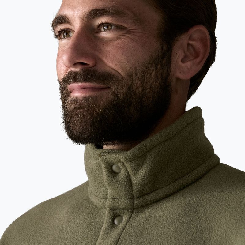 Men's trekking sweatshirt Patagonia Retro Pile 1 / 2 Snap P / O old growth green 5