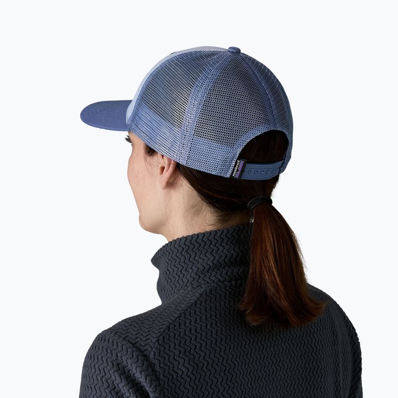 Patagonia P-6 Logo LoPro Trucker barnacle blue baseball cap 3