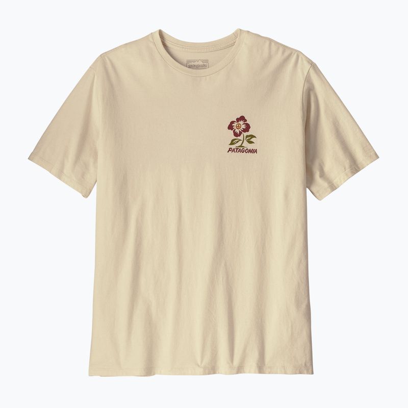 Men's T-shirt Patagonia Balance Organic peace seeds / undyed natural 3