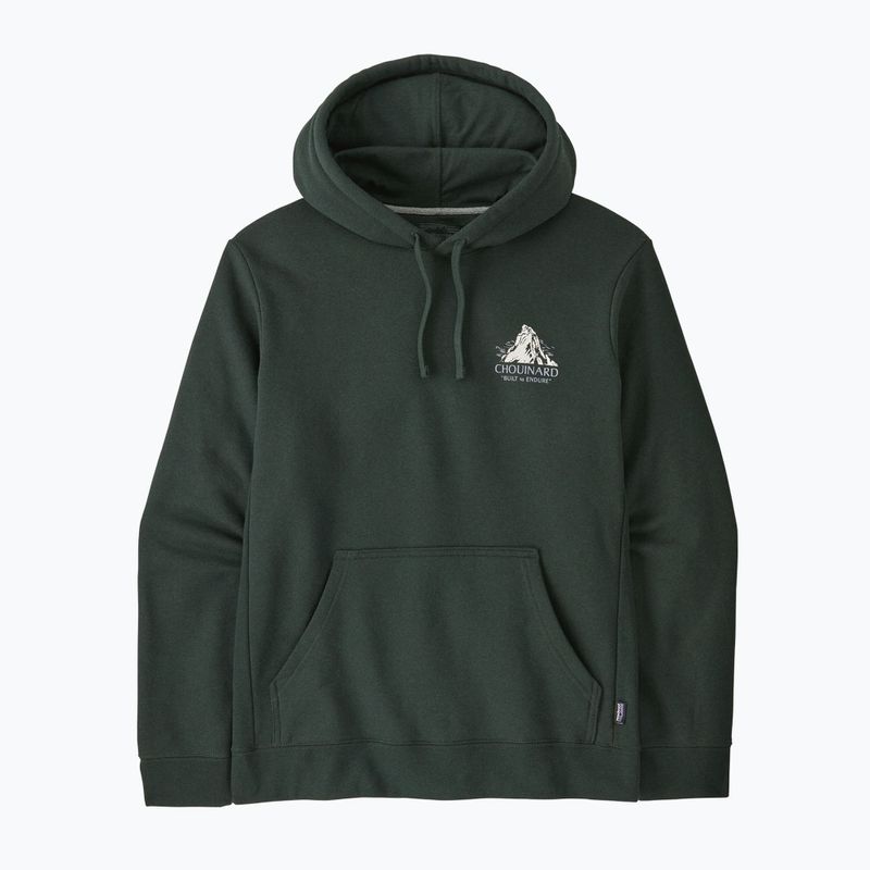 Men's sweatshirt Patagonia Chouinard Crest Uprisal Hoody old growth green