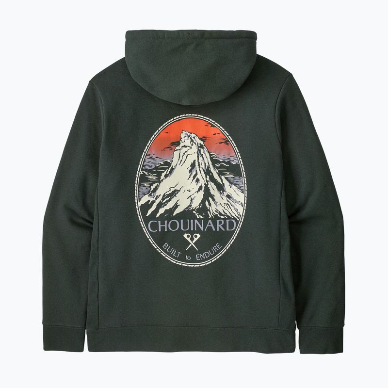 Men's sweatshirt Patagonia Chouinard Crest Uprisal Hoody old growth green 2
