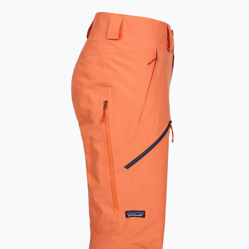 Women's ski trousers Patagonia Insulated Powder Town orange peel 3