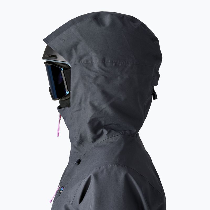 Women's rain jacket Patagonia Insulated Powder Town smolder blue w / orange peel 4