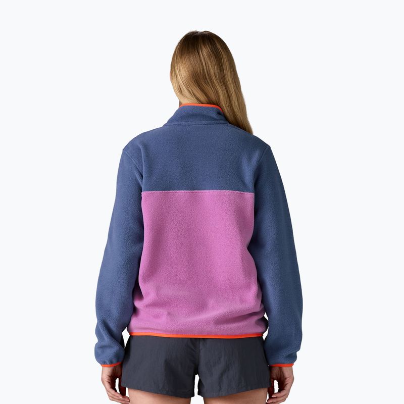 Women's trekking sweatshirt Patagonia LW Synch Snap-T P / O brisk purple 2