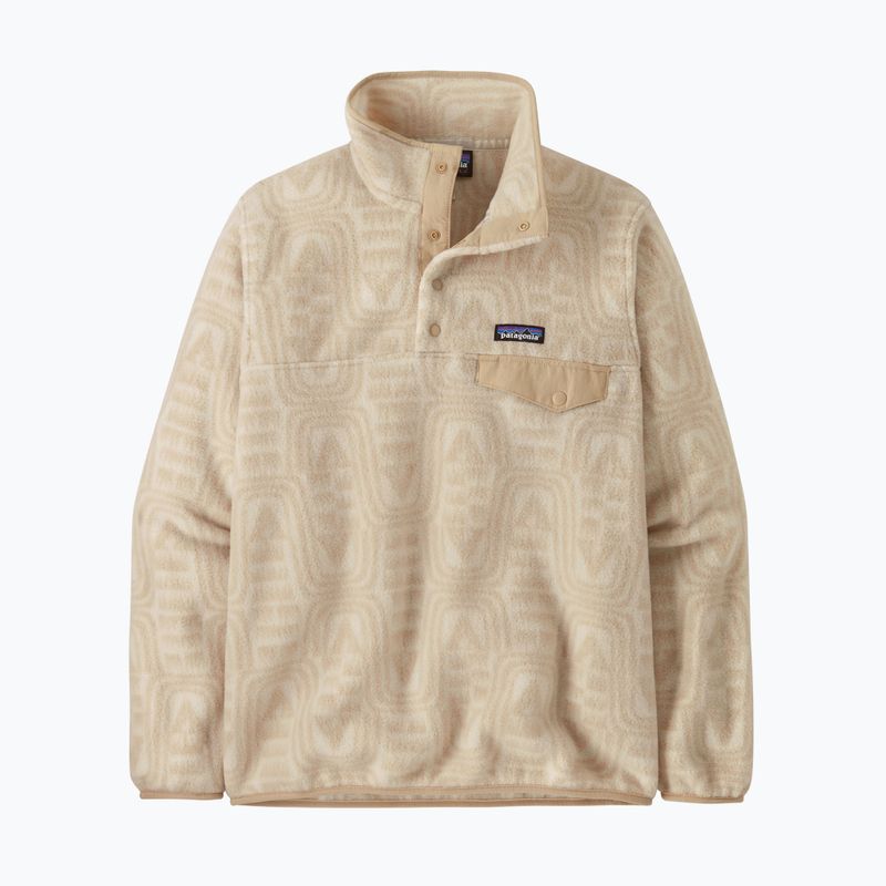 Women's trekking sweatshirt Patagonia LW Synch Snap-T P / O flow: dyno white 4