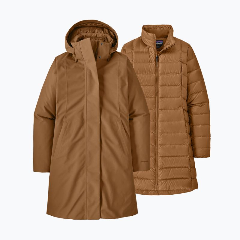 Women's 3in1 jacket Patagonia Tres 3-in-1 Parka deer brown
