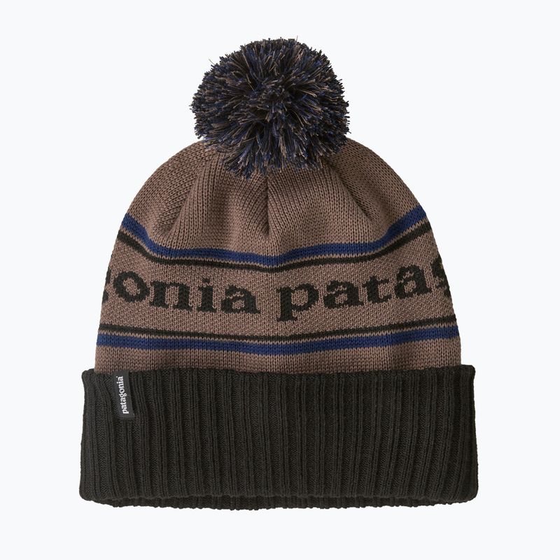 Winter hat Patagonia Powder Town park stripe: marlow brown