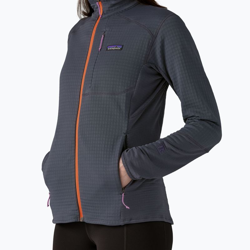 Women's sweatshirt Patagonia R1 Hybrid smolder blue 5