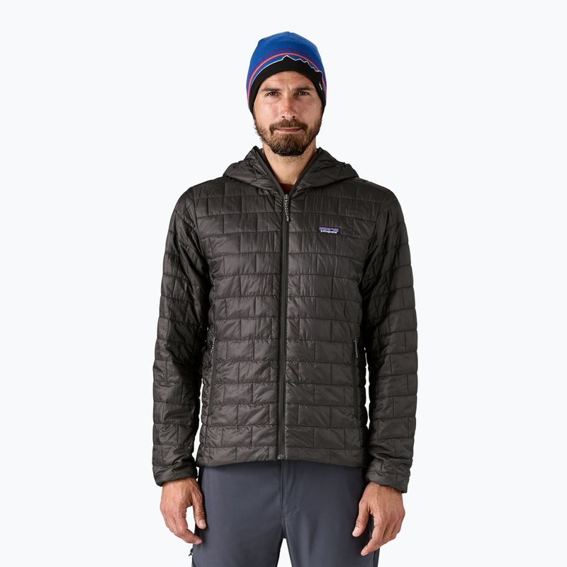 Men's down jacket Patagonia Nano Puff Hoody black